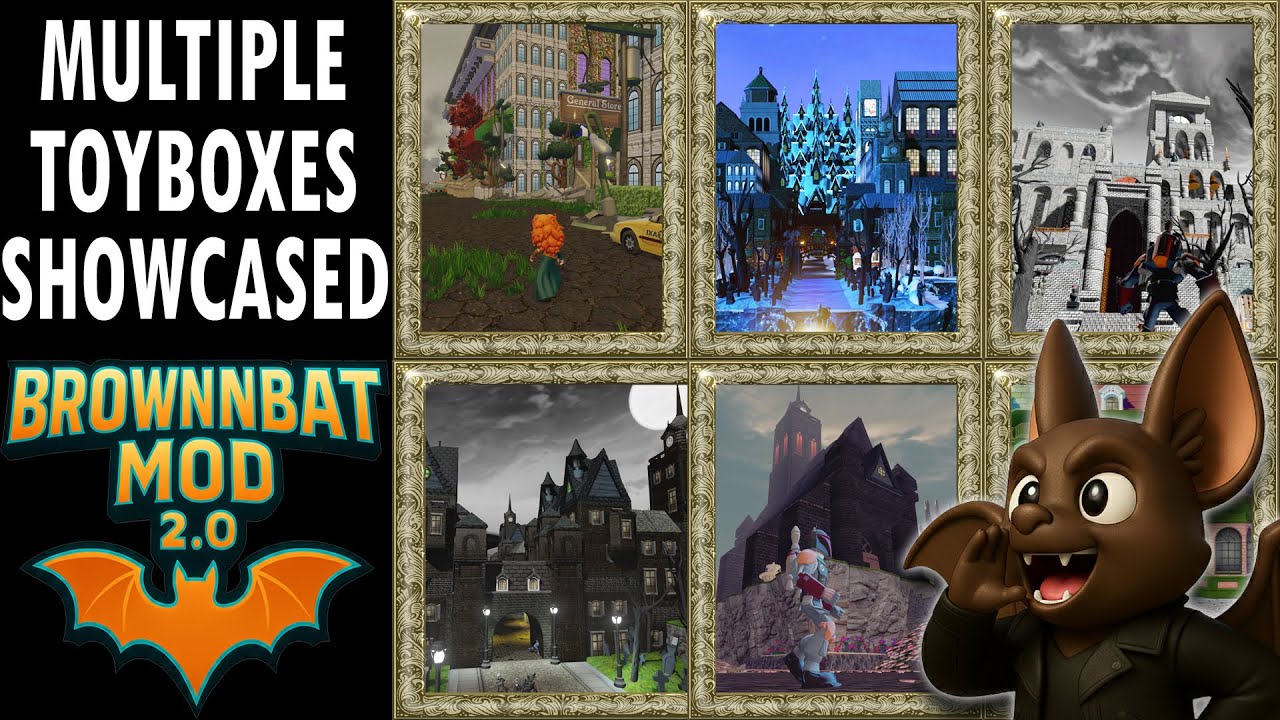 Brown Bat Mod - Toybox Showcases & UPDATES | Disney Infinity 3.0 PC #DINC25