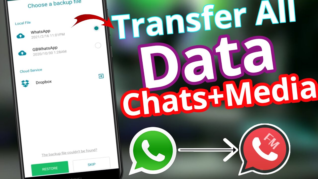 Transfer Chats And Media From Whatsapp To FMWhatsapp 2022 | Backup Data From Whatsapp To FMWhatsapp