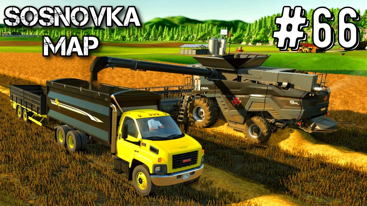 Farming Simulator 25 Карта Сосновка Таймлапс Эпизод #66 Мегаферма fs25 геймплей