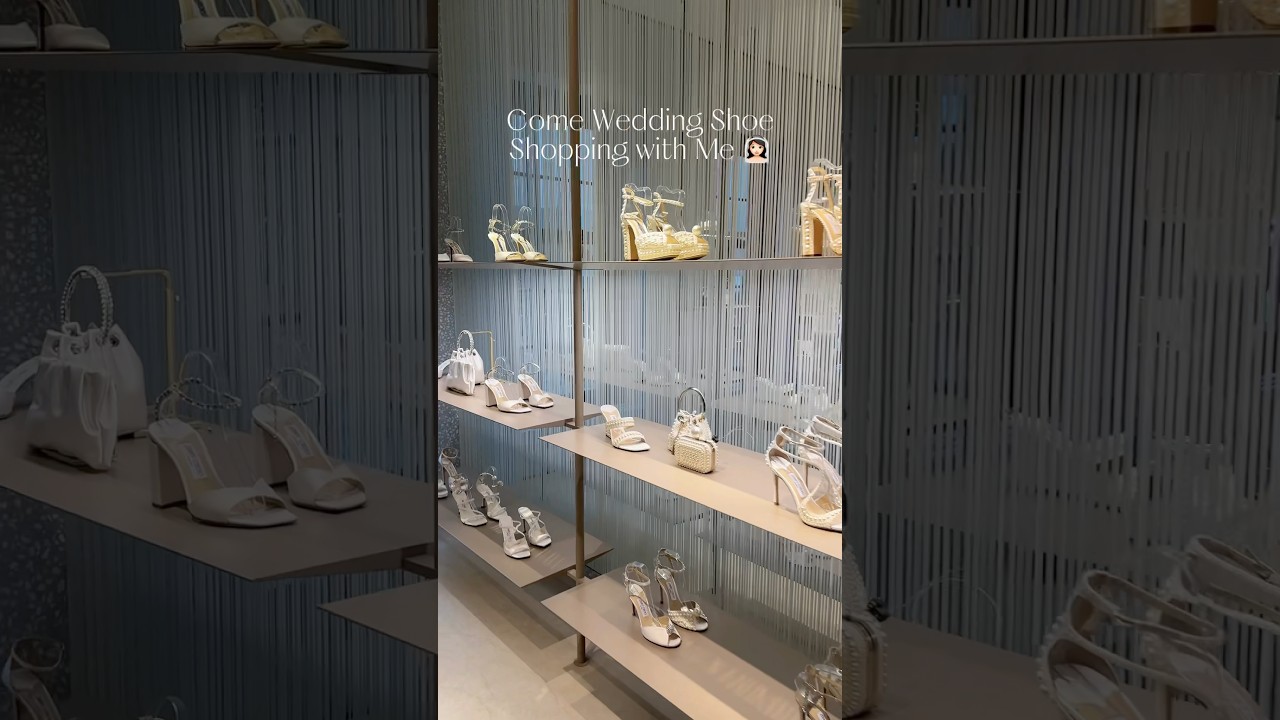 My wedding Journey in NYC (Wedding Shoes)👰🏻&zwj;♀️🤍 #Jimmychoo