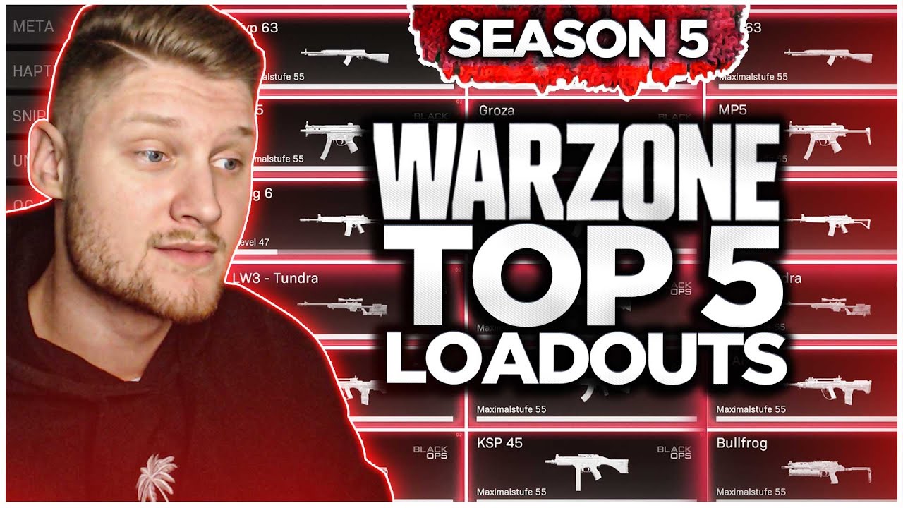 DIE 5 BESTEN WARZONE KLASSEN in SEASON 5 💪🏻 (Komplette Klassen + Aufsätze)
