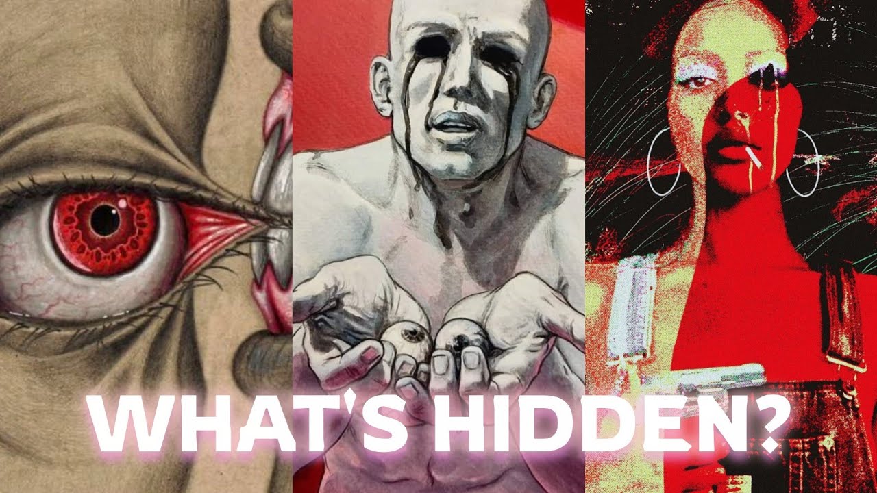 What's hidden? Pick a card reading 