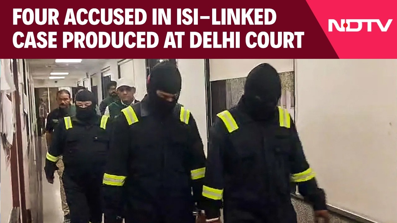 Delhi News | Four Accused In ISI-Linked Case Produced At Delhi's Patiala House Court