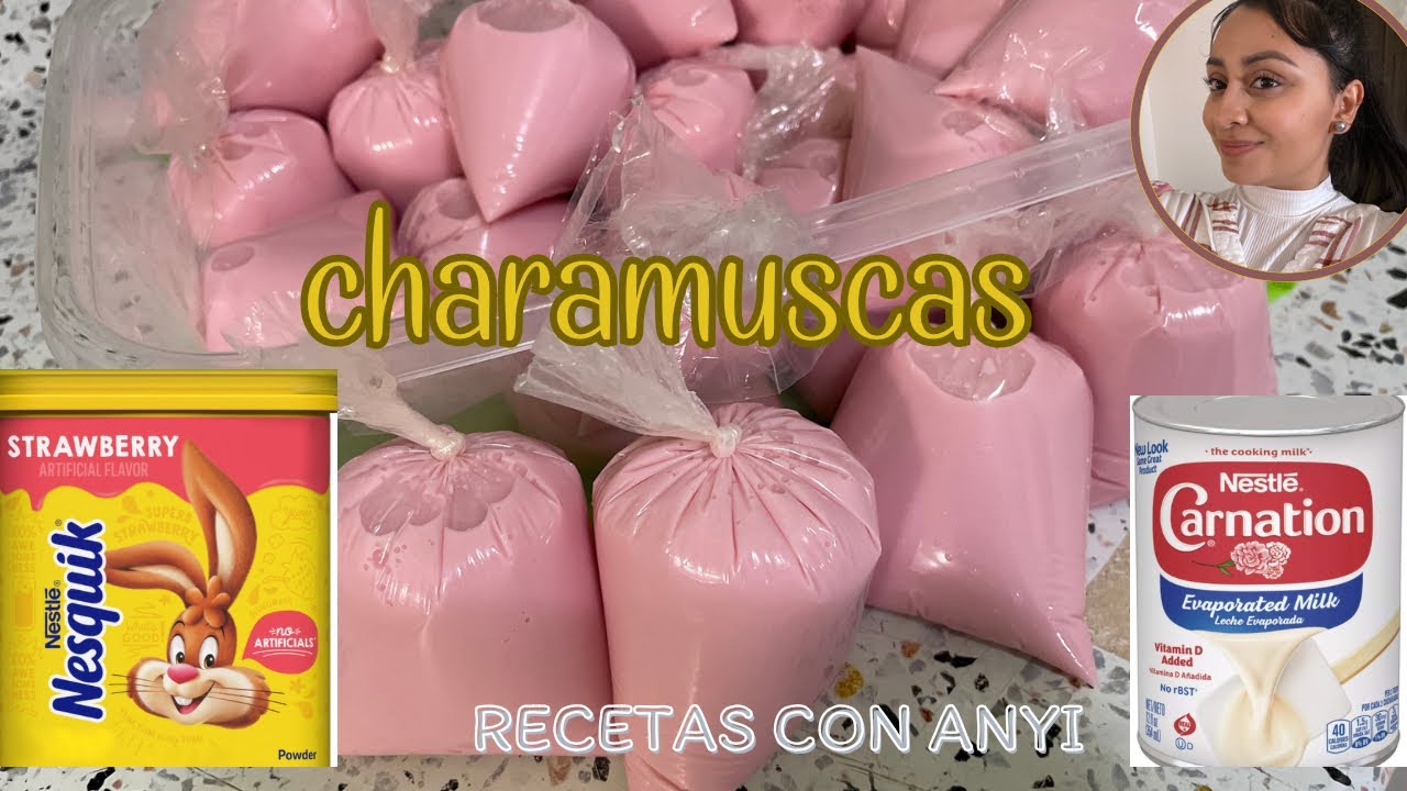 Charamuscas de leche con Nesquik // Recetas con Anyi