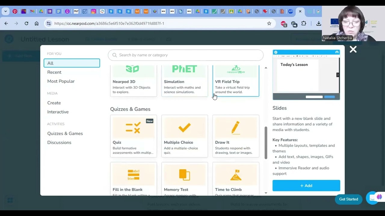 Module 3. Unit 3.3. Nearpod