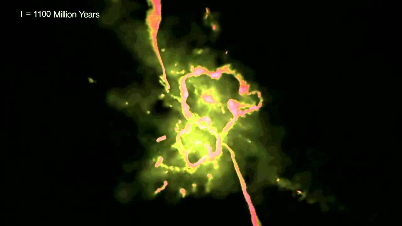Colliding Galaxies Create Active Galactic Nuclei