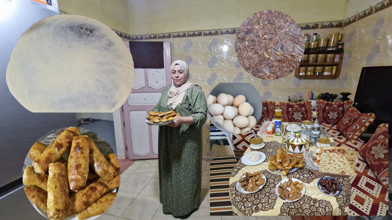 أول أيام شهر رمضان  المبارك معنا 🌙 أجواء روحانية مؤثرة وتحضيرات خاصة وأول فطور مليان فرحة وسعادة🤗