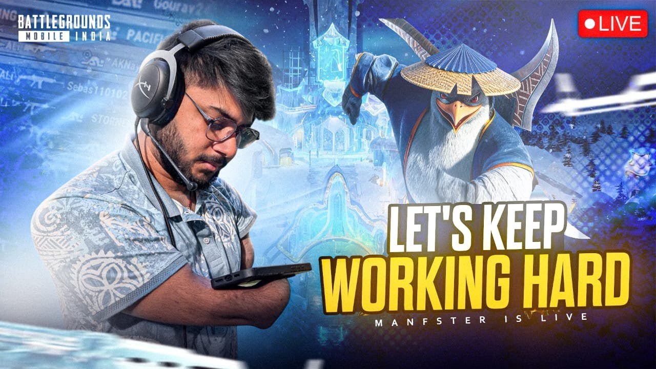 MEHNAT KRTE RHNA HA | VExMANFSTER  #shortsfeed #bgmilive #pubglive #bgmi