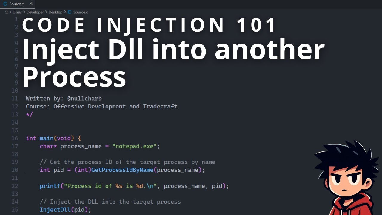 Malware 101: Injection Basics - Dll Injection