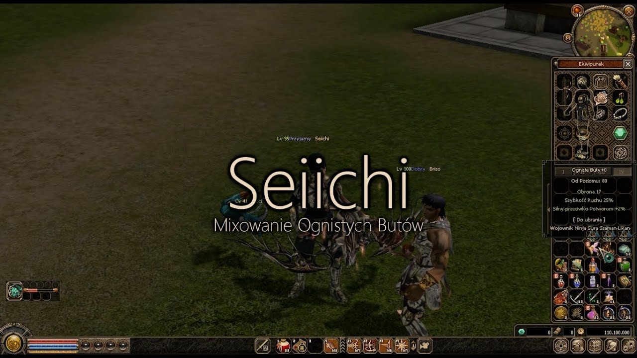 Seiichi - Mixowanie Ognistych But&oacute;w - METIN2.PL