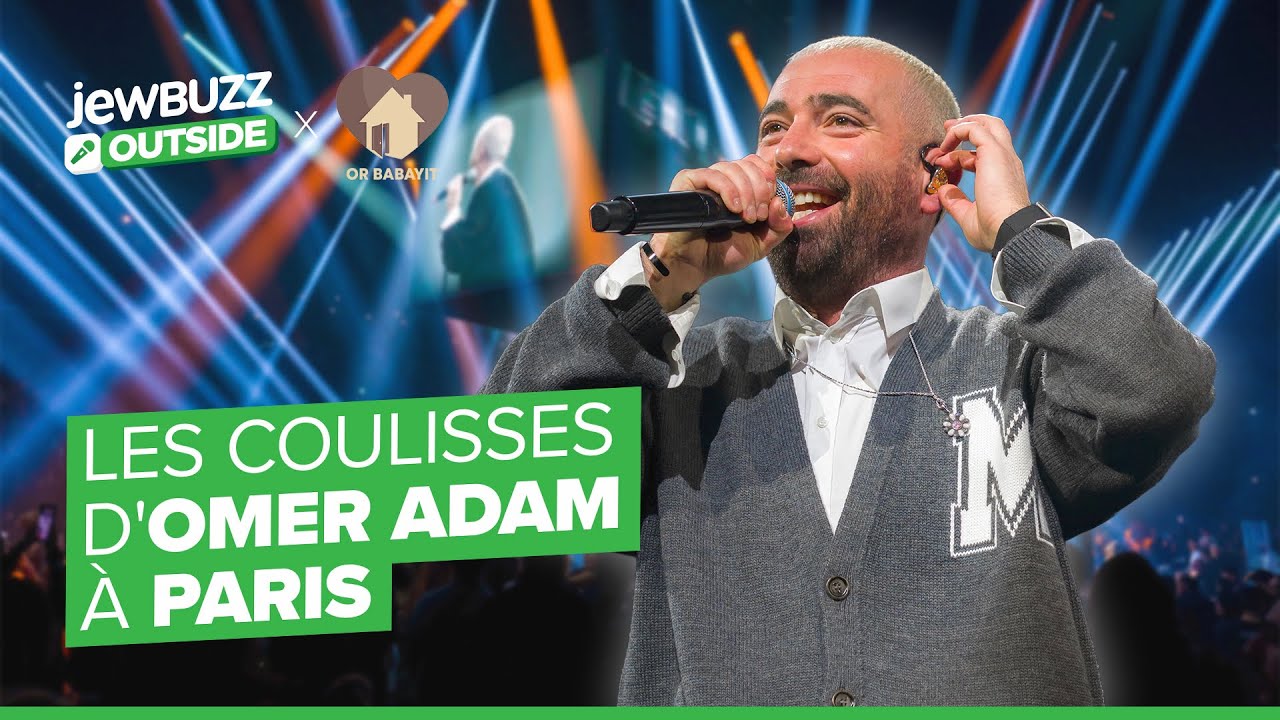 Les COULISSES du CONCERT d’OMER ADAM à PARIS 🇫🇷