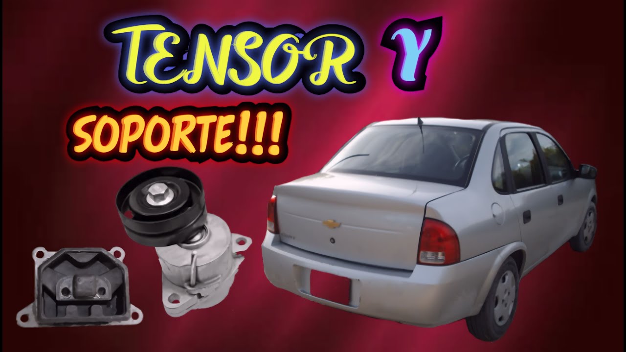 🤯Cambio de BALERO TENSOR Y SOPORTE de Chevy 1.6 ¡SOLUCION A PATADA AL CAMBIAR DE MARCHA Y RUIDOS!🤯