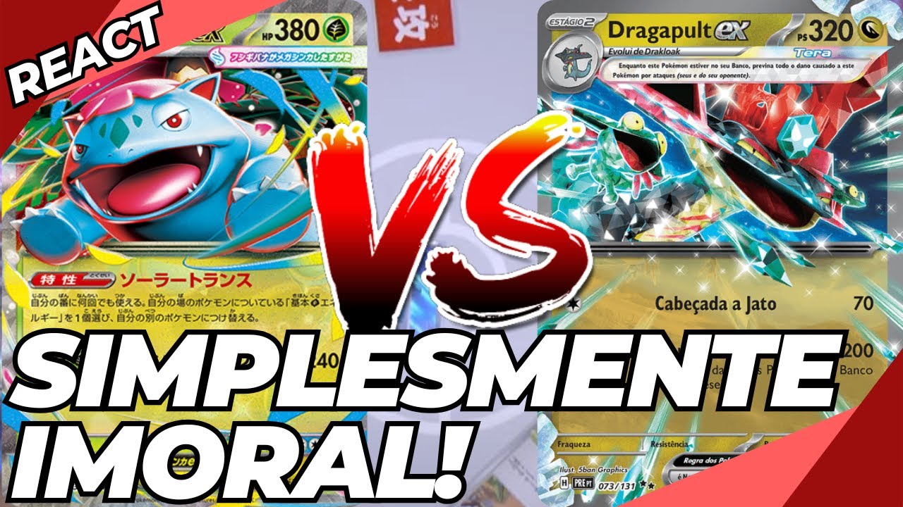 Mega Venusaur ex é praticamente IMORTAL | REACT