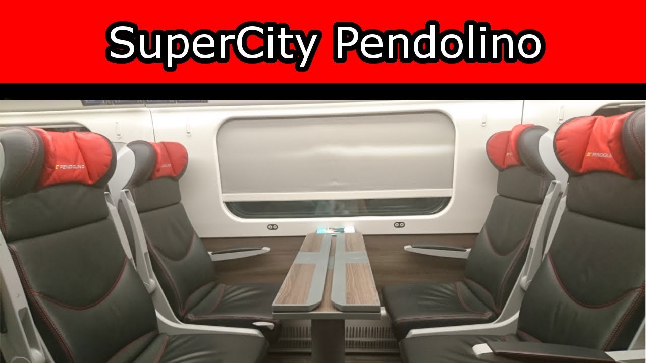 Mit dem SuperCity Pendolino von Česká Třebová nach Prag / 1. Klasse