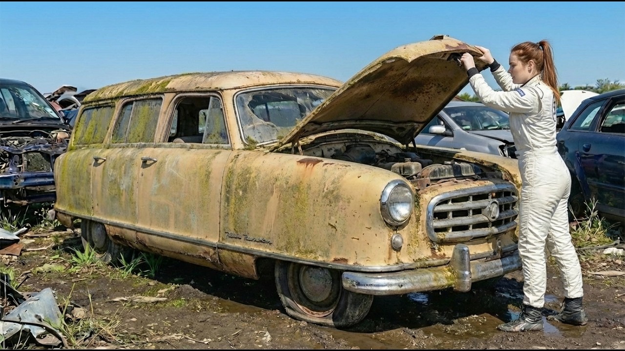 ASMR Car Restoration | 1952 Nash Rambler Station Wagon | Full Showroom Rebuild (4K POV)