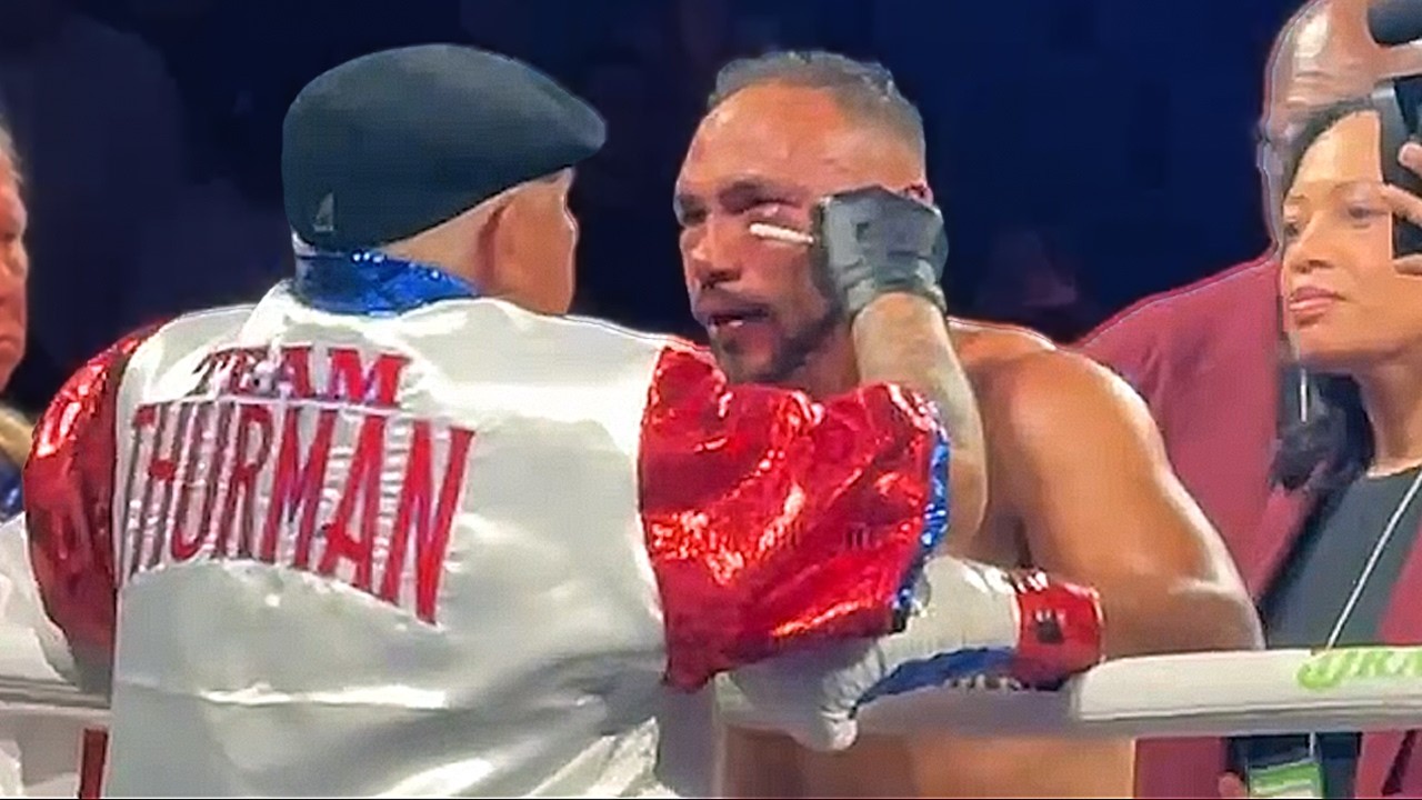GUTTED Keith Thurman immediately after being STOPPED by Fundora!