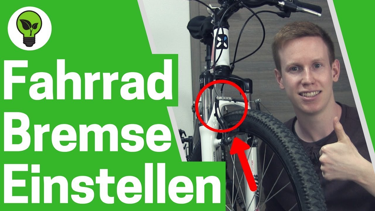 Fahrradbremse einstellen & nachziehen ✅ TOP ANLEITUNG: V-Brake schleift - Fahrrad Bremsen reparieren