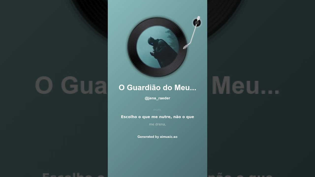 O Guardião do Meu Medo Der Wächter meiner Angst