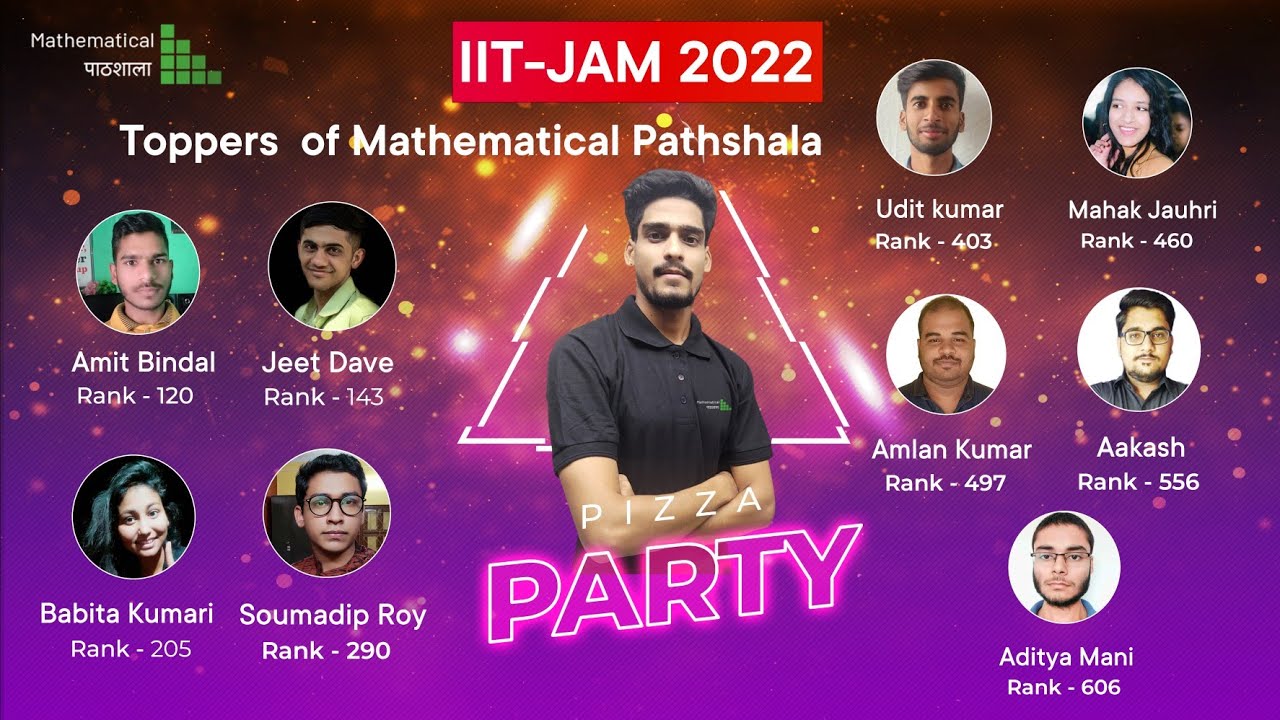 IIT JAM 2022 TOPPERS OF MATHEMATICAL PATHSHALA | TALK TO FUTURE IITIANS