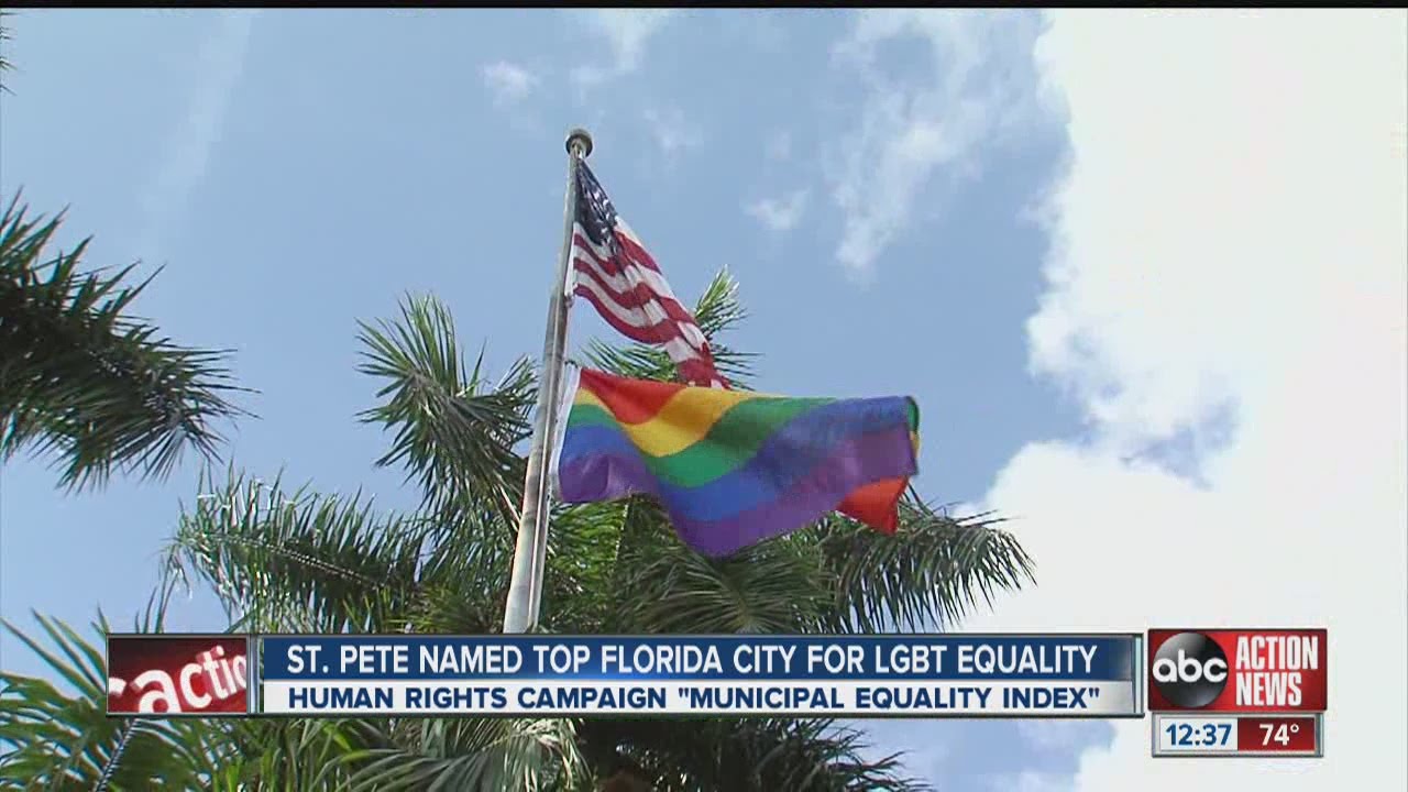 St. Petersburg named top Florida city for LGBT equality
