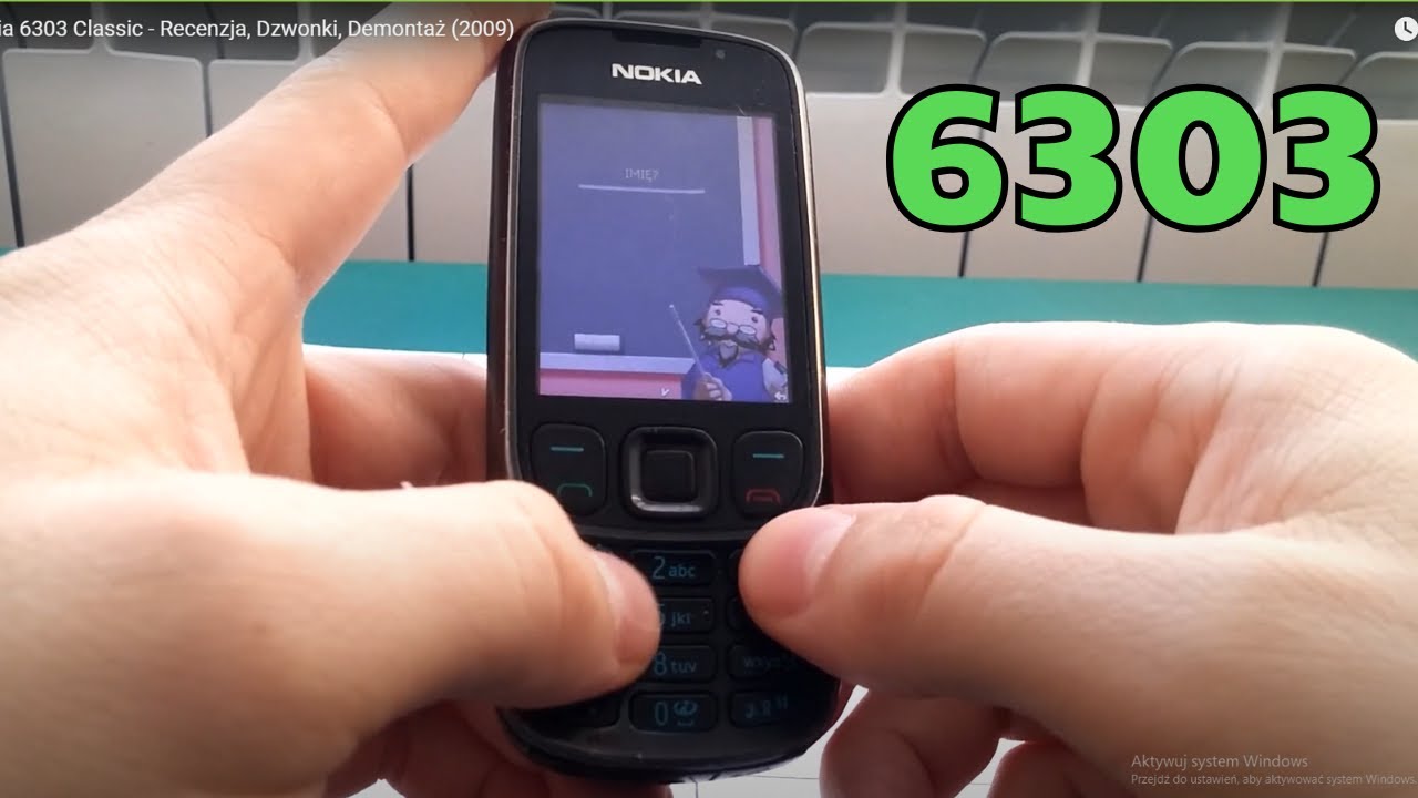 Nokia 6303 Classic Recenzja / Dzwonki / Gry / Aparat / Аккумулятор / Demontaż / Naprawa / Разборка