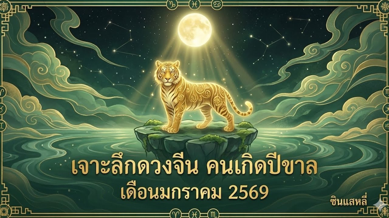 เจาะลึกดวงจีน คนเกิดปีขาล เดือนมกราคม 2569 วิเคราะห์ครบทั้ง 5 ธาตุ