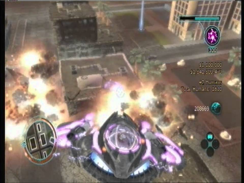 Destroy All Humans! Path Of The Furon - free roam gameplay part 4 (Las Paradiso) HD
