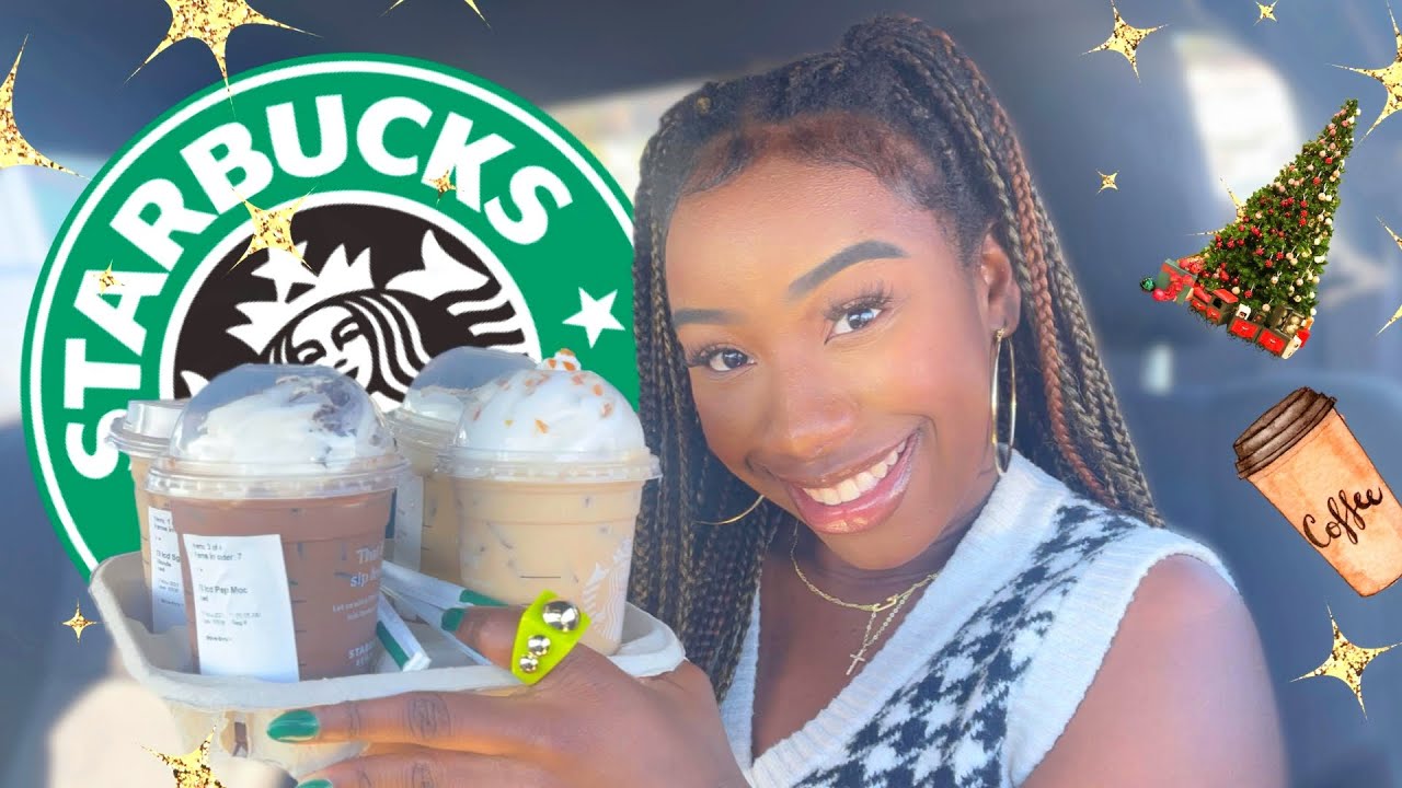 Trying Starbucks Holiday Drinks 2021 | Just Chels |