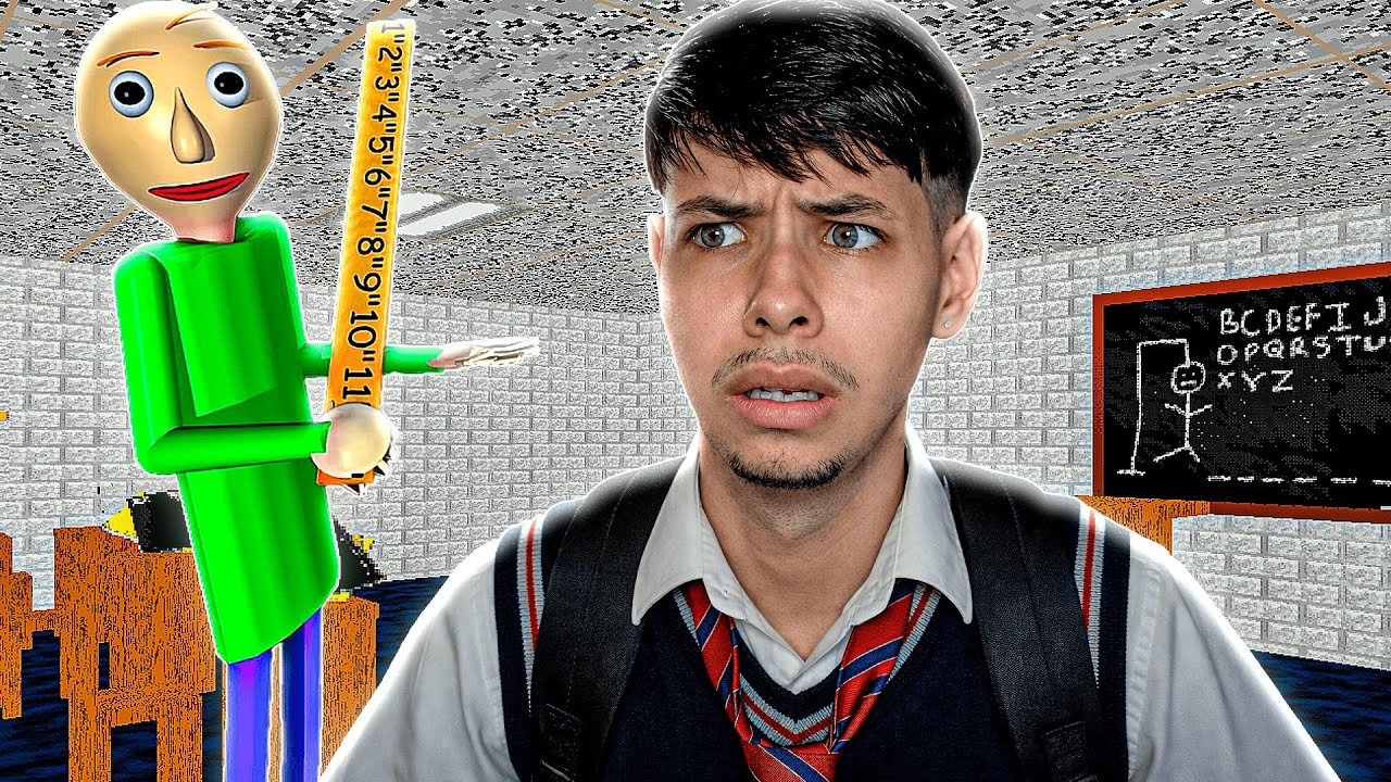 CASH APANHANDO PRA ZERAR BALDI'S BASICS