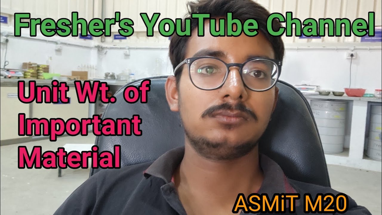 Civil Engineering Basics | Unit weight of Materials |
