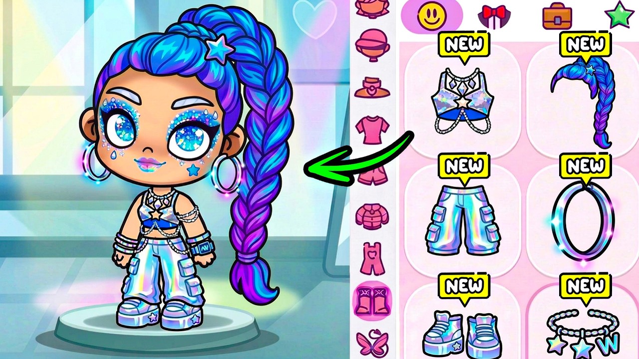 NEW GALAXY RUMI OUTFIT! 💎🩵 Unlock Hidden Style in Avatar World