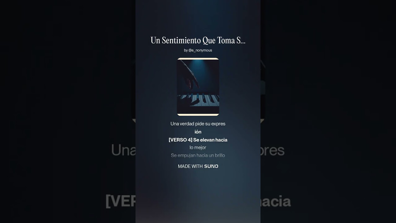 Un Sentimiento Que Toma Su Lugar