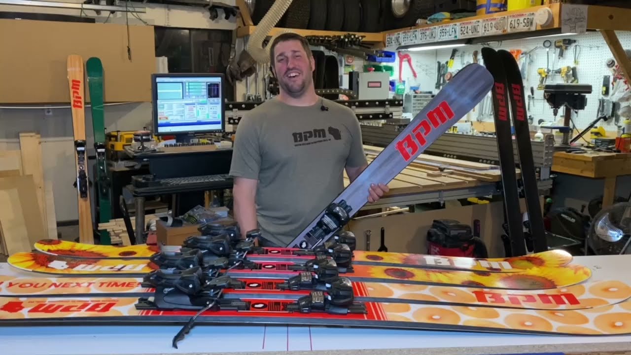BPM Custom Downhill Skis - How we Make our Skis!