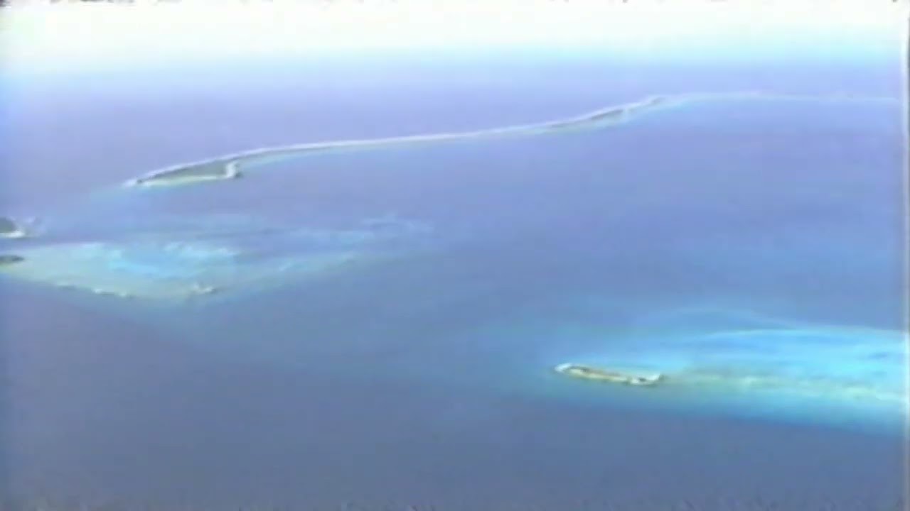 Diego Garcia Aerial & Land Views of the Atoll Island. AFRTS Circa 1985.