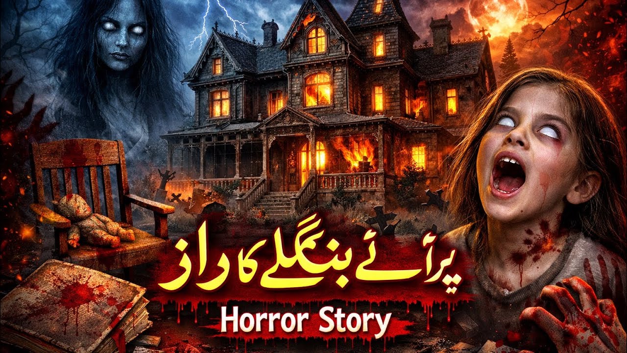 We Lived in a Haunted Bungalow in Murree | Real Horror Story | The Dark Room | Urdu Hindi Story | 