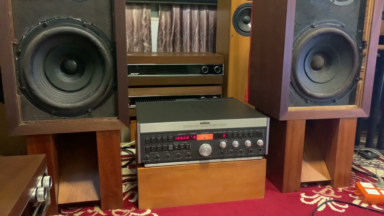 Ampli Revox B780 ghép Loa Ar3 bánh bò căng cước!