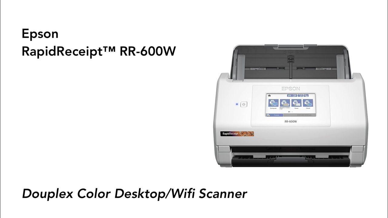 Epson RR-600W Scanner - Full Tutorial & Review #RapidReceipt