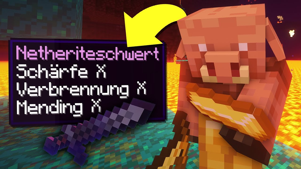 Minecraft, aber PIGLINS traden OP-ITEMS!