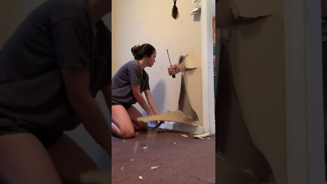 Guy Punches Hole Through Wall Of Home Asking For Tool