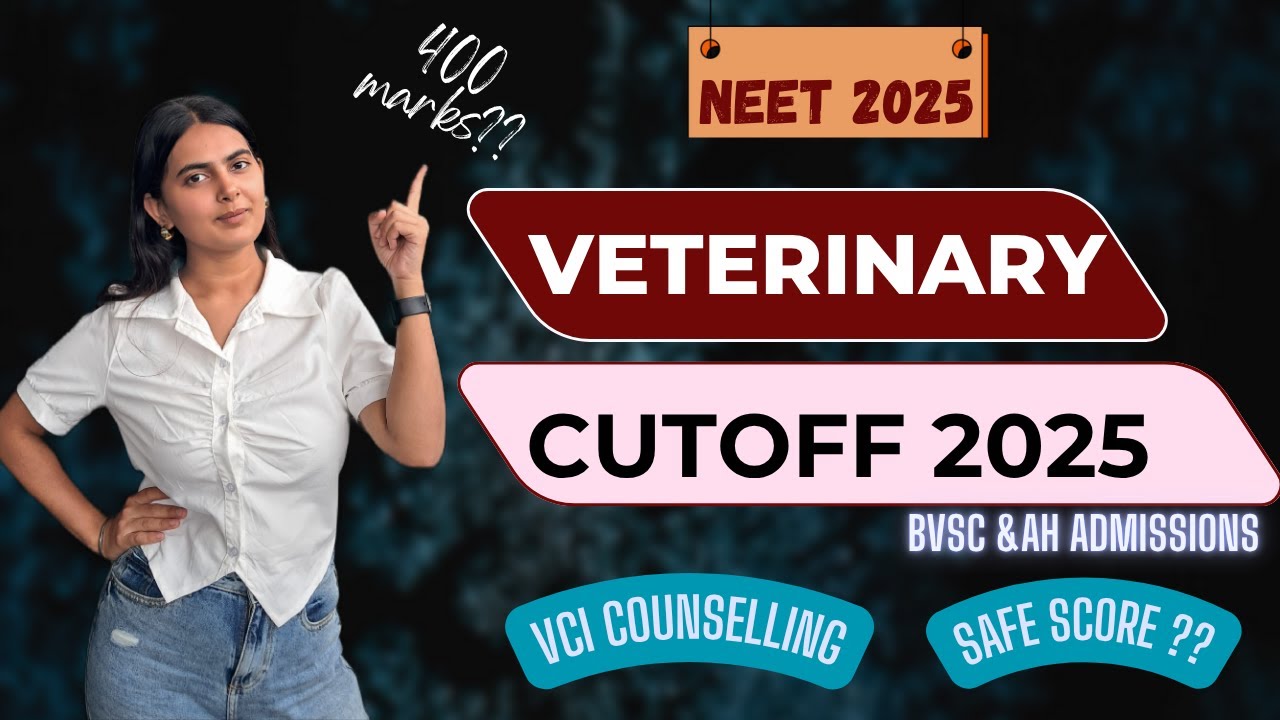Veterinary Cutoff NEET 2025|| Safe score for govt. veterinary college||BVSc & AH #vet #neet2025 #vci