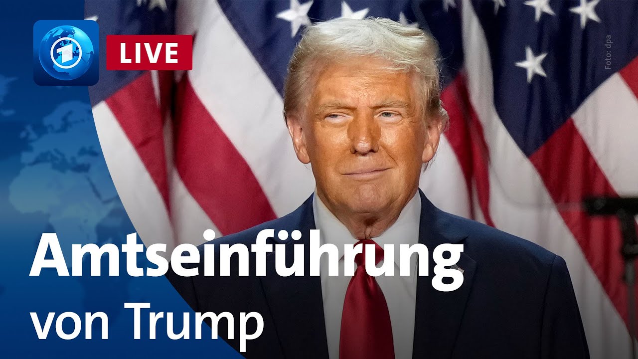 Amtseinführung des neuen US-Präsidenten Trump (unkommentierter Livestream)