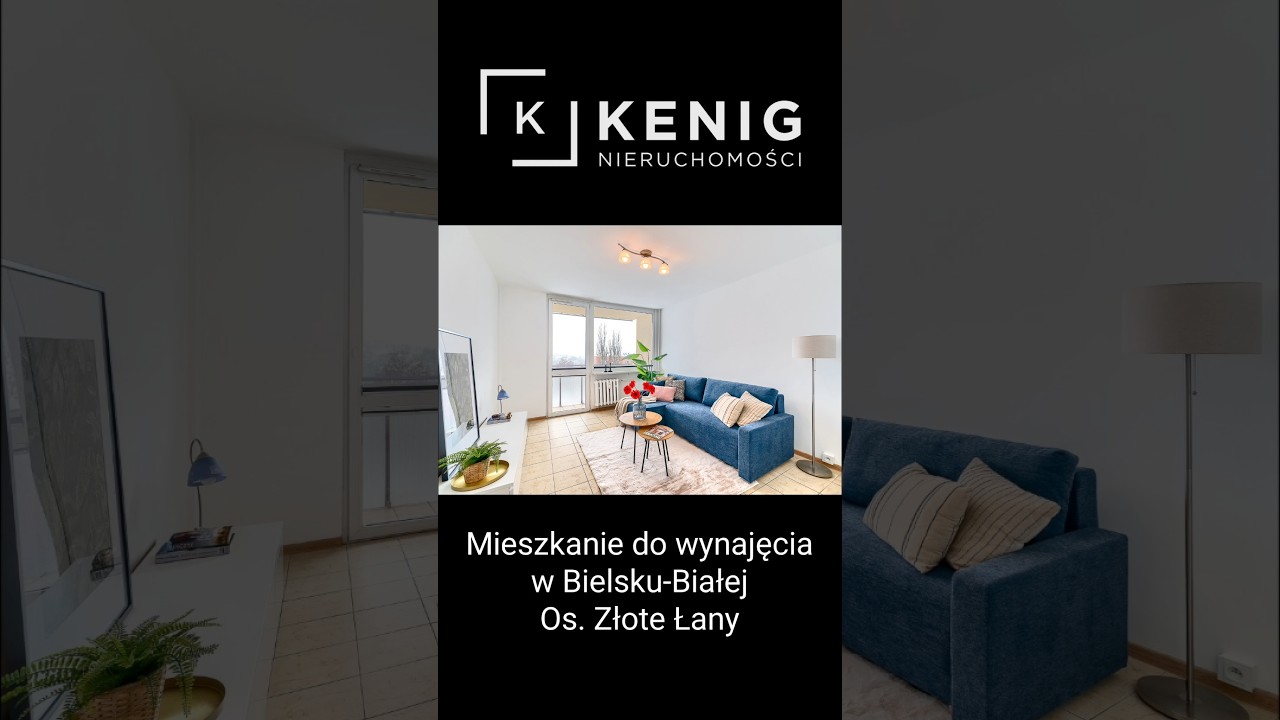 2-pokojowe mieszkanie do wynajęcia - Osiedle Złote Łany, Bielsko-Biała, ulica Łagodna
