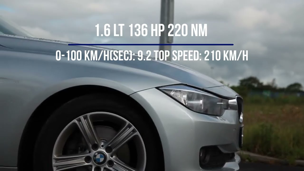 BMW F30 316i 1.6 136 HP Acceleration - Hızlanma 0-100 km/h, 0-160 km/h