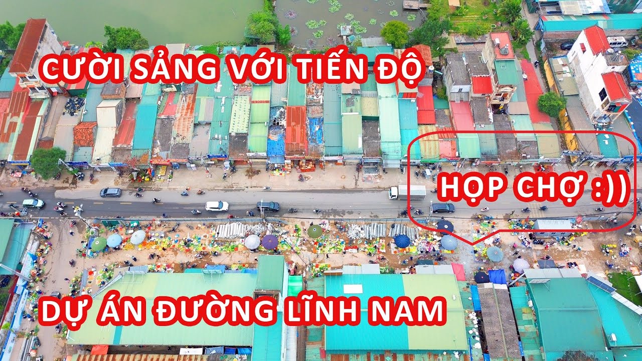 Tiến độ dự án mở rộng đường Lĩnh Nam: Dựng video mà em buồn cười quá :))