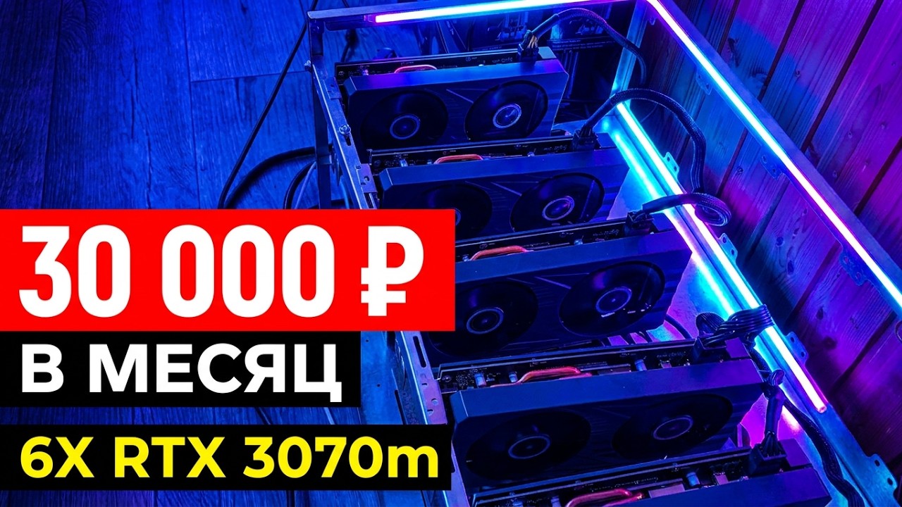 Майнинг PEARL 2026 | $10/день с 6х RTX 3070m🔥 | Стоит ли входить в Майнинг?