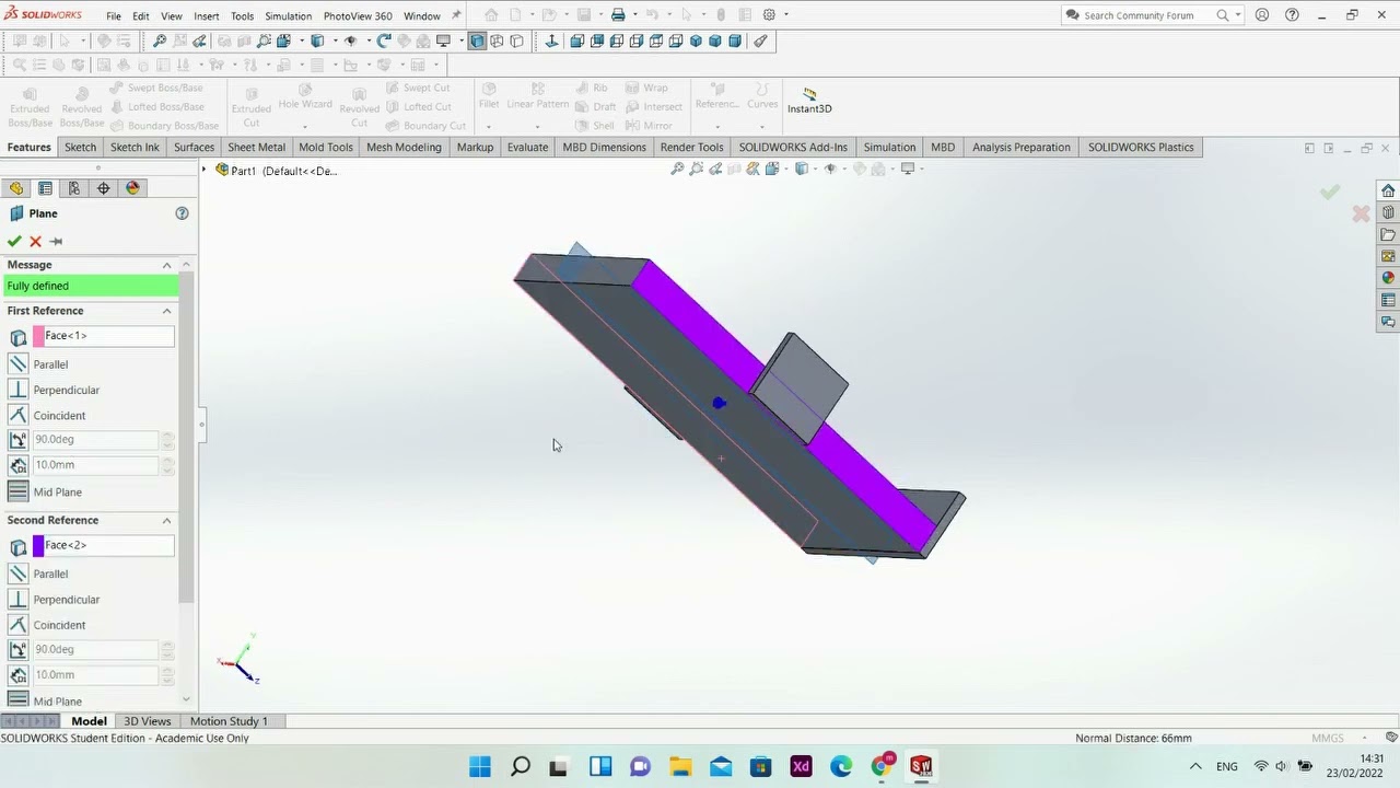 Cool 3D printed bicycle phone holder in Solidworks 2020 tutorial