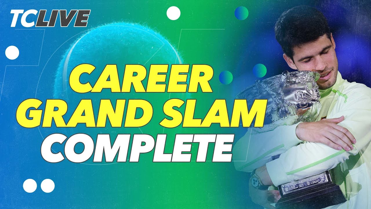 Carlos Alcaraz Becomes Youngest Man to Complete Career Grand Slam | 2026 Australian Open | TC Live