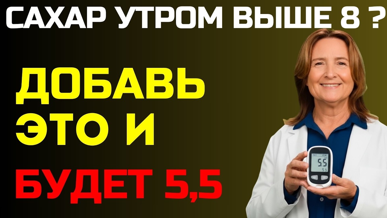 Сахар 5,5 КАЖДОЕ утро — один забытый шаг, о котором врачи молчат