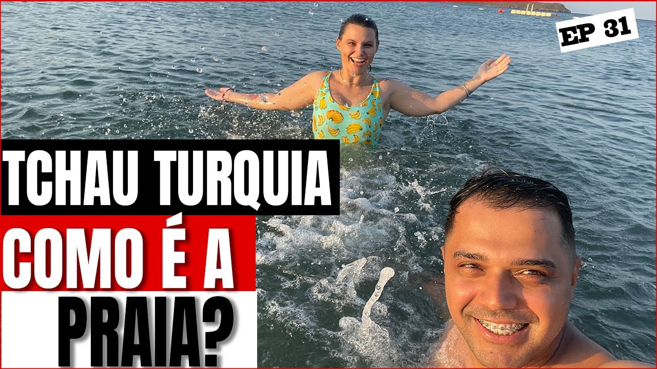 COMO É A PRAIA E A NOITE NO LITORAL DA TURQUIA?!