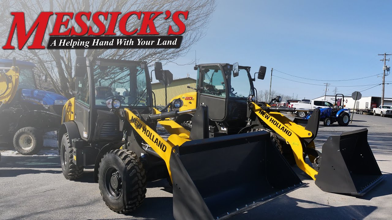New Holland W50 and W80 Wheel Loaders - Walk Around and Demo